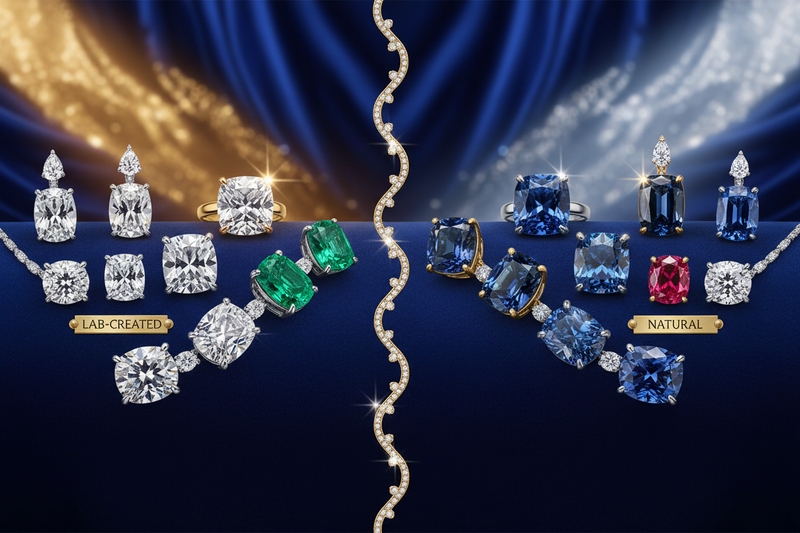 Lab and Natural Precious Stones