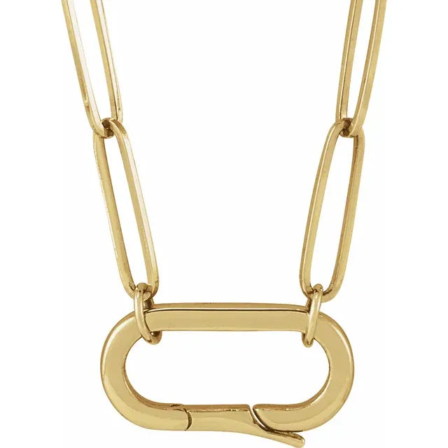14K Yellow Gold Charm 16" Necklace