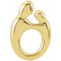 14K Yellow Gold Mother and Child® Slide Pendant