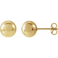Gold Ball Earrings