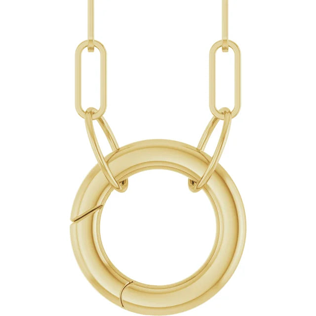 Circle Charm 18" Necklace