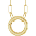 Circle Charm 18" Necklace