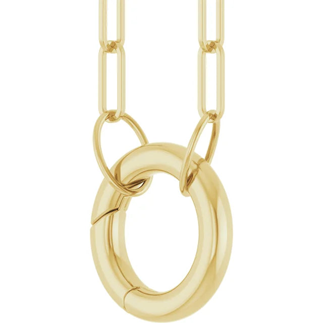 Circle Charm 18" Necklace