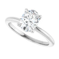 1.20 CT Natural  Oval Solitaire Engagement Ring