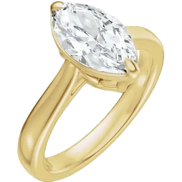 1 CT Marquise Engagement Ring