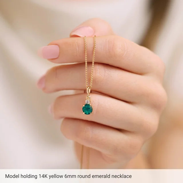 14K Yellow Gold Round Pendant