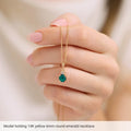 14K Yellow Gold Round Pendant