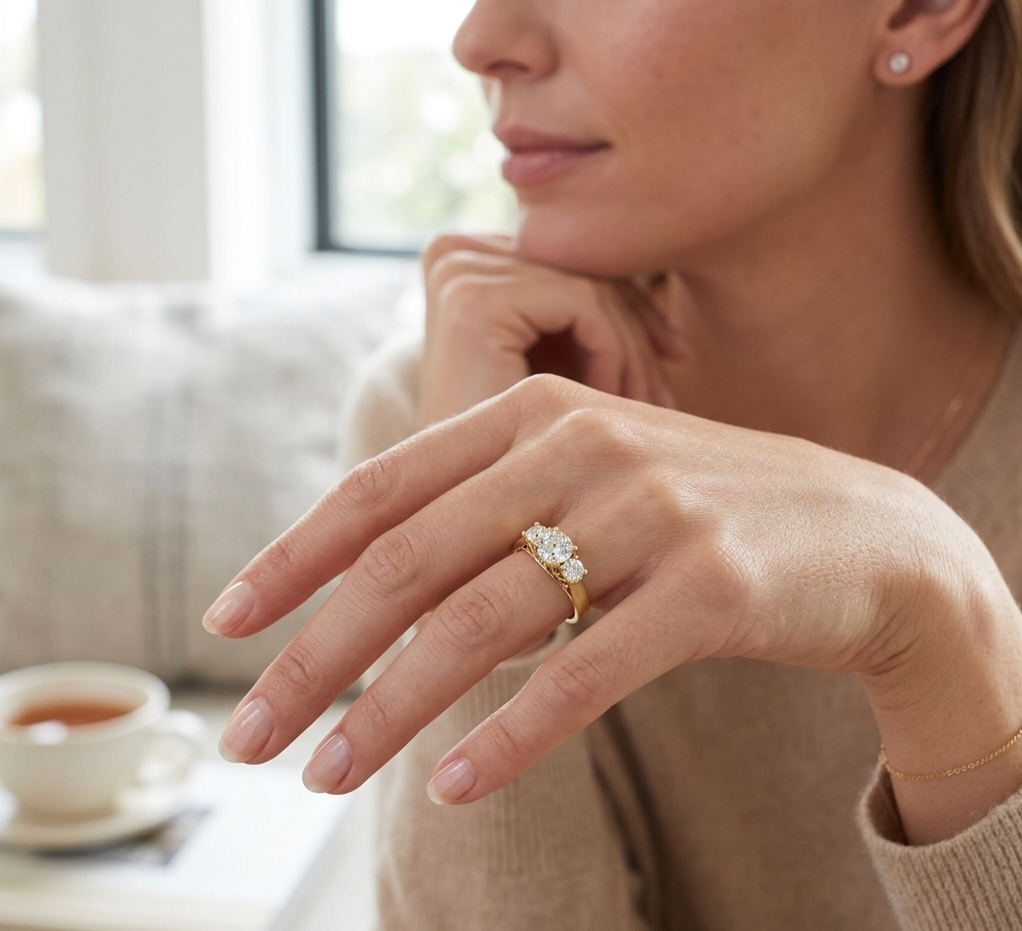 Diamond  Solitaire Engagement Ring