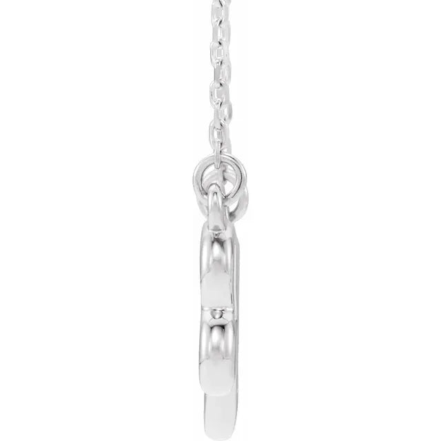 14K Yellow Gold Infinity-Inspired Heart 16-18" Necklace
