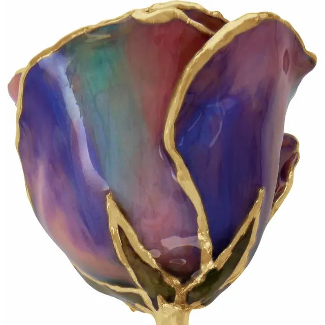 October Birthstone Gold-Dipped Rose