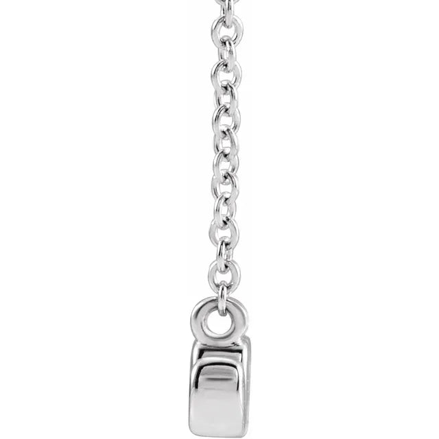 Petite Mom Script Necklace