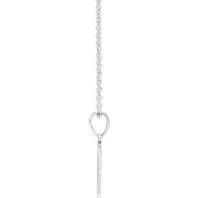 14K White Gold Hold You Forever® 16-18" Necklace