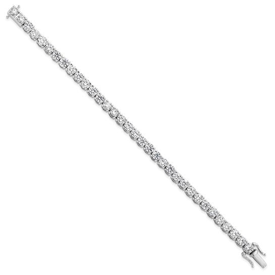 14K White Gold Diamond Tennis Bracelet
