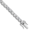 14K White Gold Diamond Tennis Bracelet
