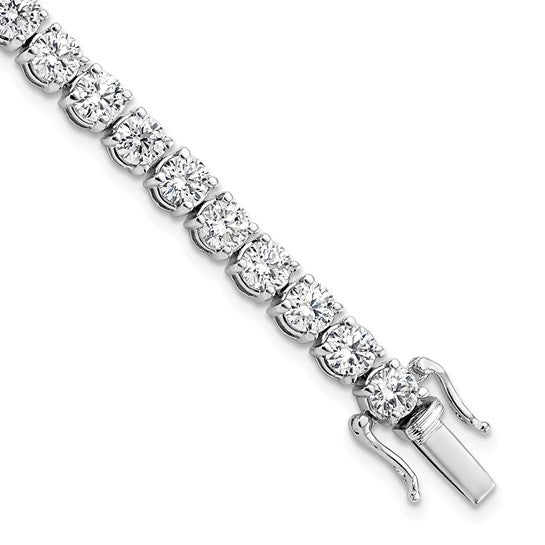 14K White Gold Diamond Tennis Bracelet