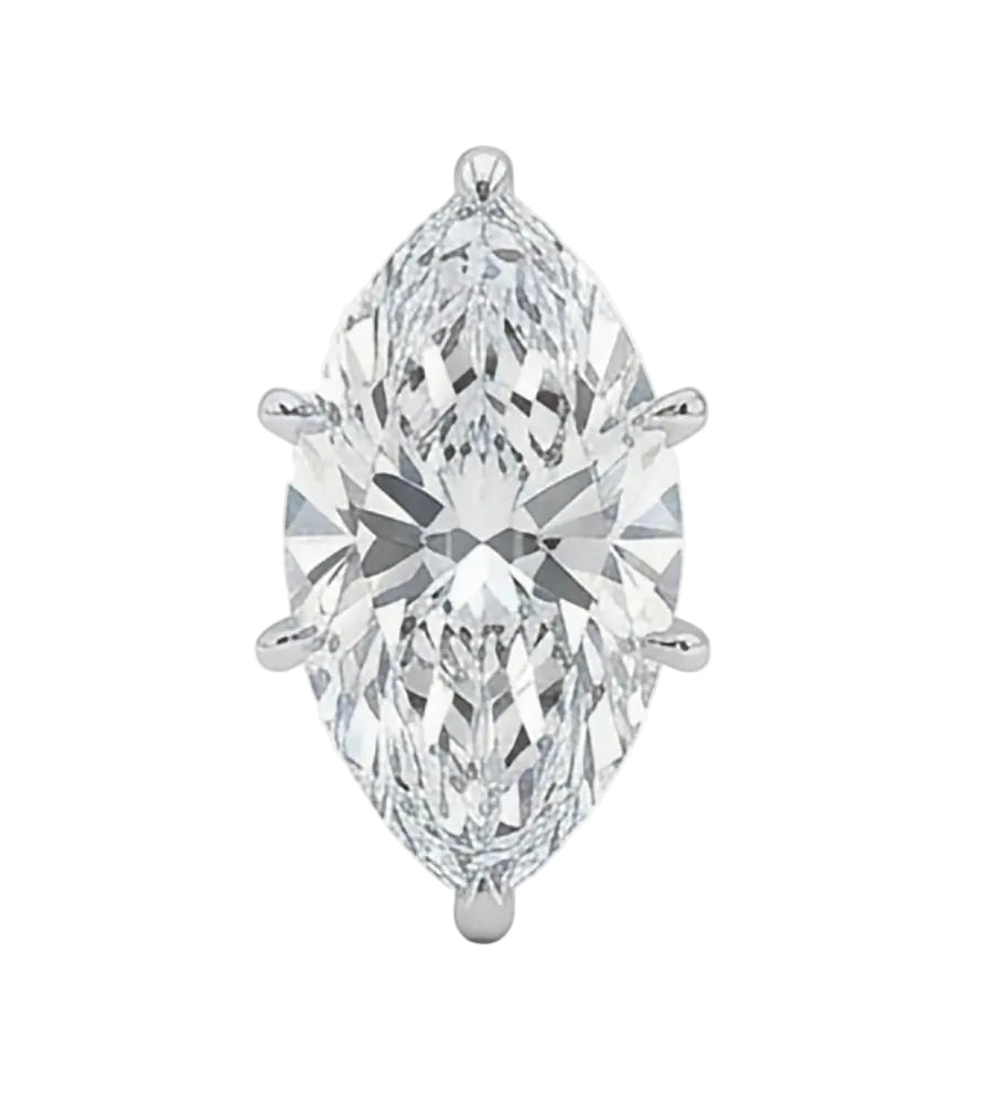 3.9 CT LG Marquise Diamond   Engagement Ring