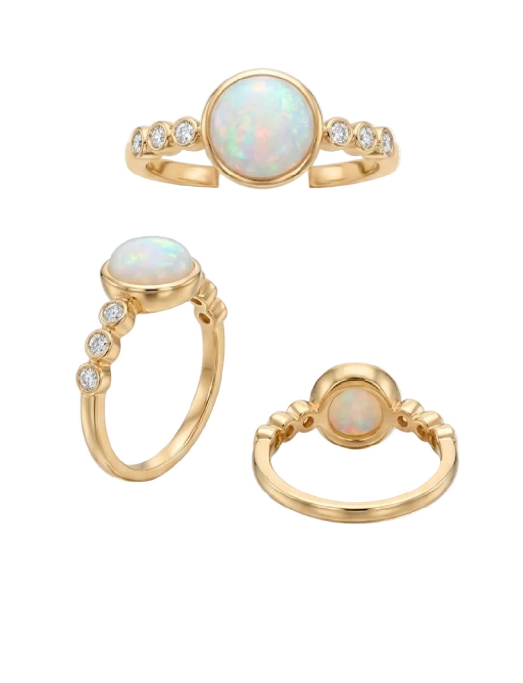 Gold Opal Ring